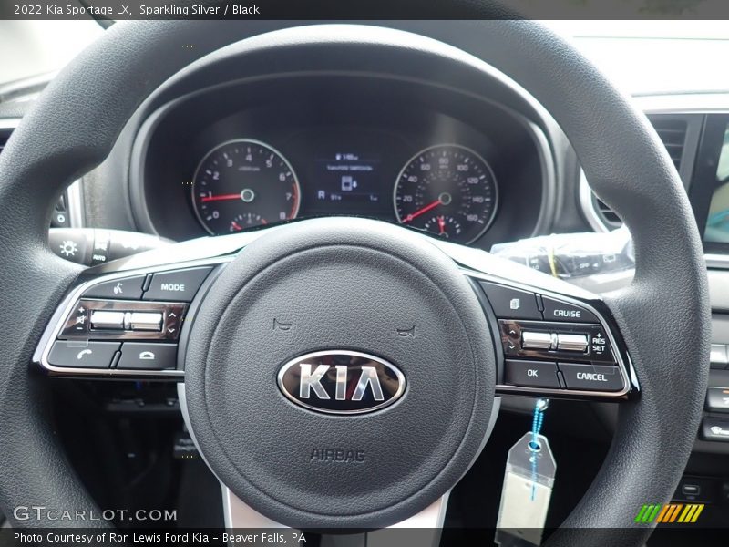 Sparkling Silver / Black 2022 Kia Sportage LX