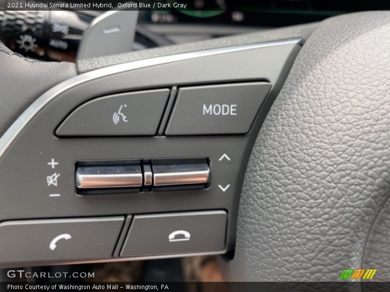 Oxford Blue / Dark Gray 2021 Hyundai Sonata Limited Hybrid