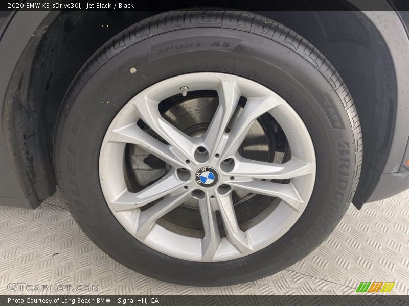 Jet Black / Black 2020 BMW X3 sDrive30i