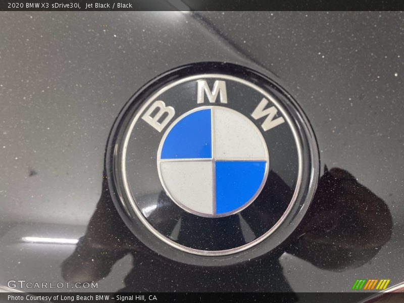 Jet Black / Black 2020 BMW X3 sDrive30i