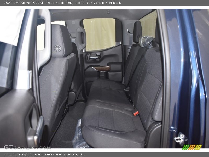 Pacific Blue Metallic / Jet Black 2021 GMC Sierra 1500 SLE Double Cab 4WD