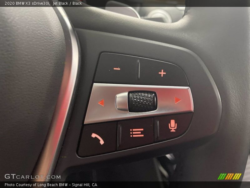 Jet Black / Black 2020 BMW X3 sDrive30i