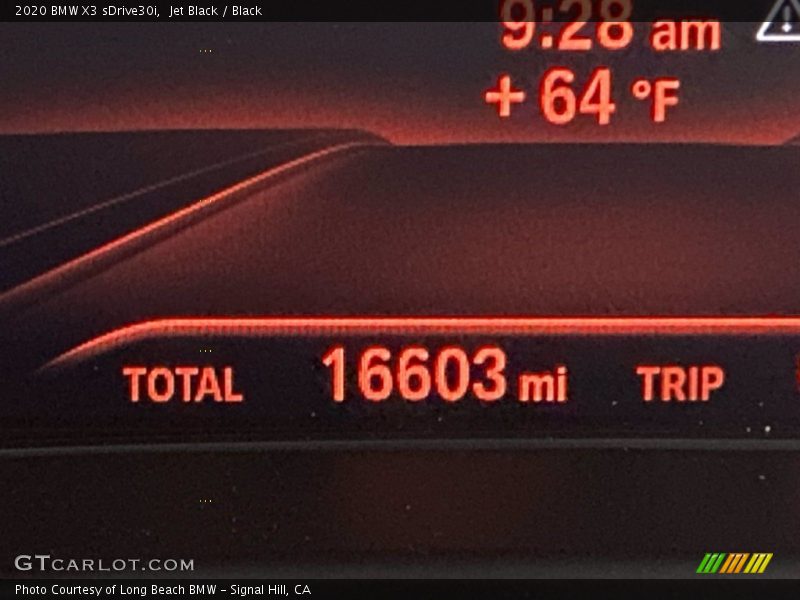 Jet Black / Black 2020 BMW X3 sDrive30i