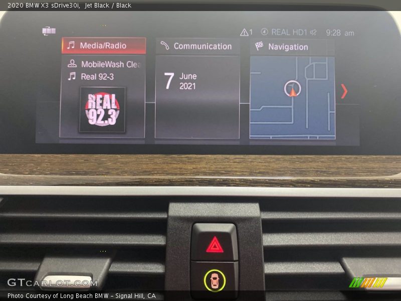 Jet Black / Black 2020 BMW X3 sDrive30i