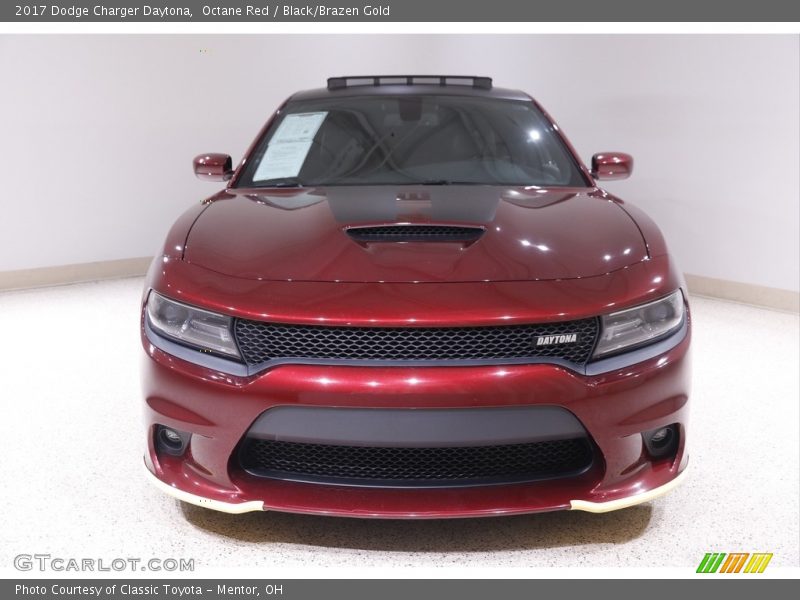 Octane Red / Black/Brazen Gold 2017 Dodge Charger Daytona