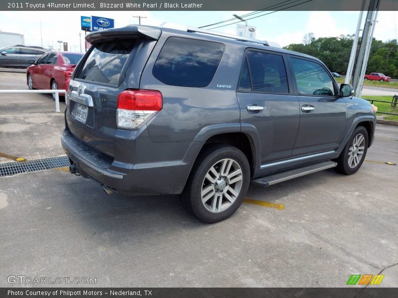 Blizzard White Pearl / Black Leather 2011 Toyota 4Runner Limited