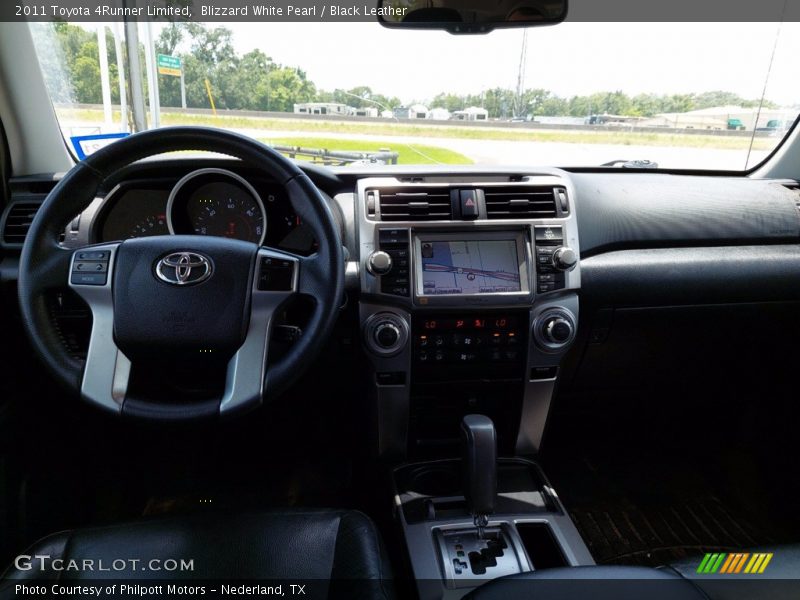 Blizzard White Pearl / Black Leather 2011 Toyota 4Runner Limited