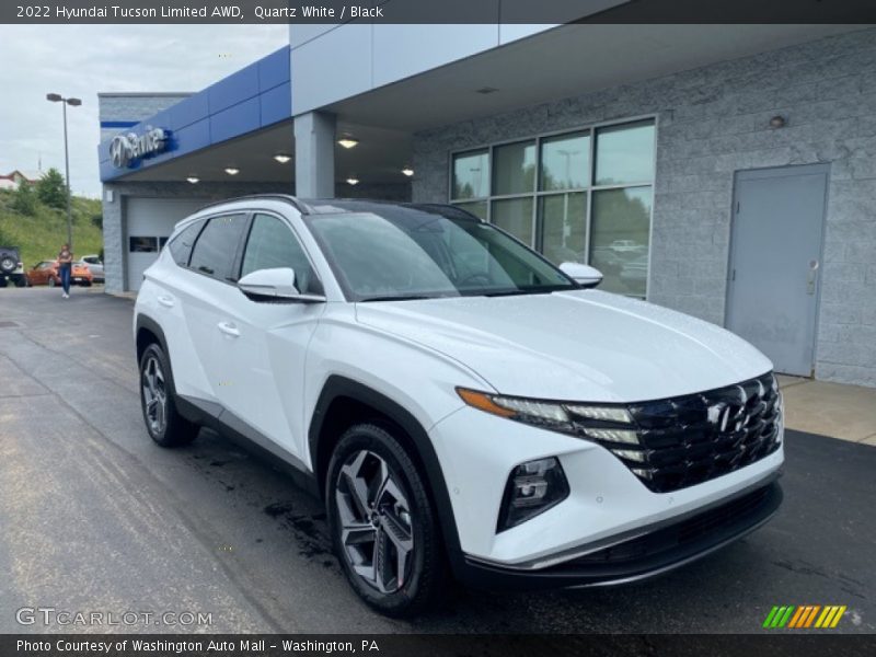 Quartz White / Black 2022 Hyundai Tucson Limited AWD