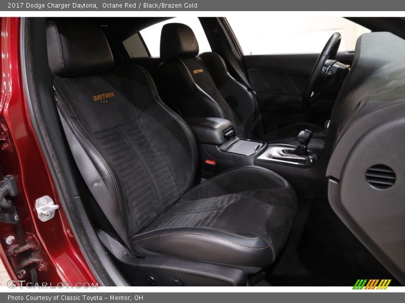 Octane Red / Black/Brazen Gold 2017 Dodge Charger Daytona