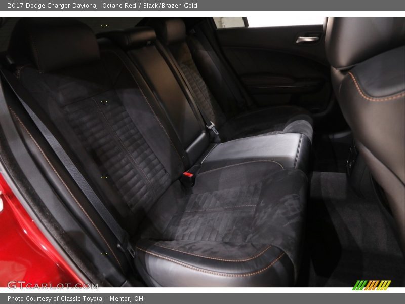 Octane Red / Black/Brazen Gold 2017 Dodge Charger Daytona