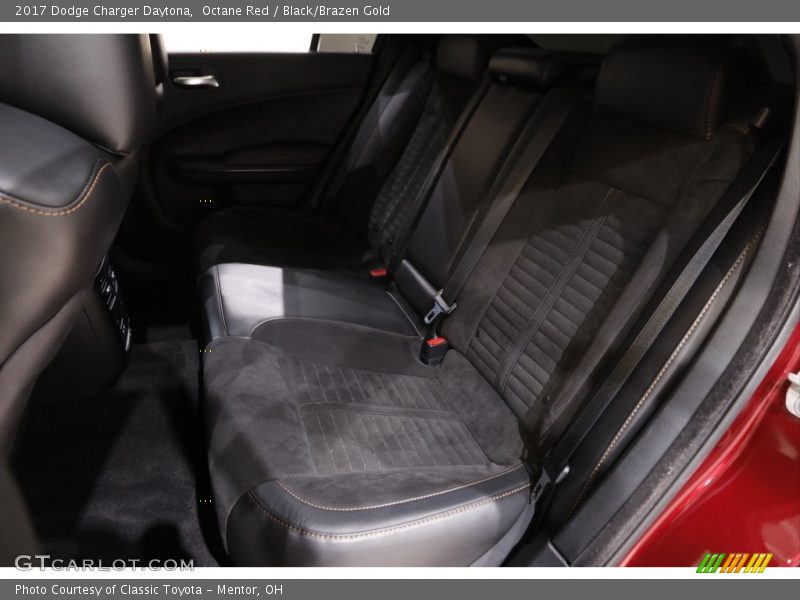 Octane Red / Black/Brazen Gold 2017 Dodge Charger Daytona