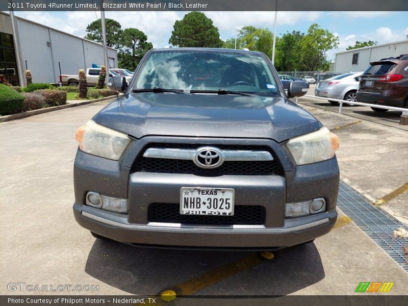 Blizzard White Pearl / Black Leather 2011 Toyota 4Runner Limited