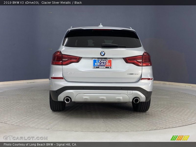 Glacier Silver Metallic / Black 2019 BMW X3 sDrive30i