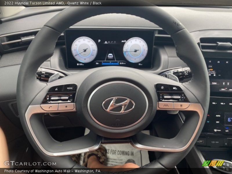 Quartz White / Black 2022 Hyundai Tucson Limited AWD