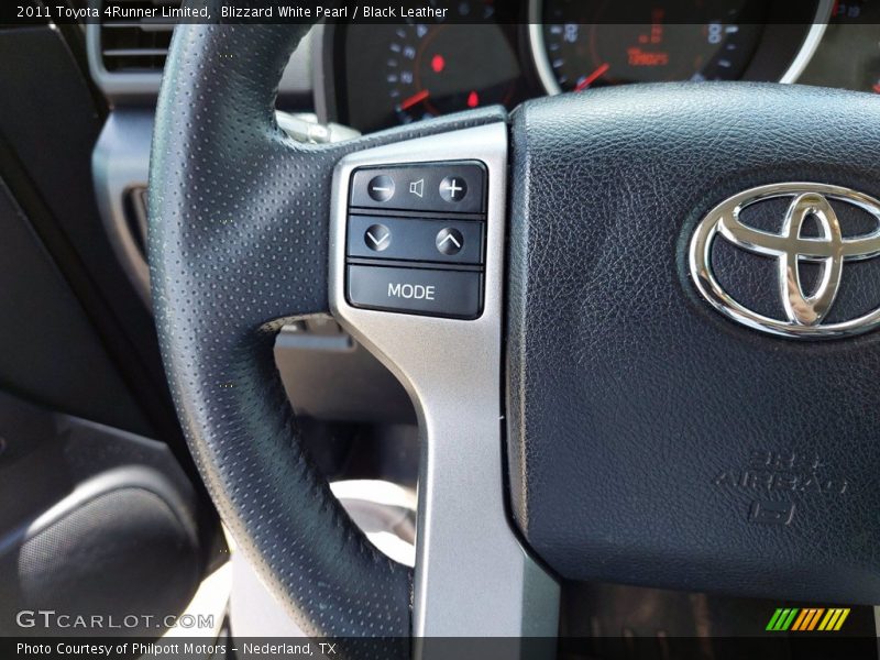 Blizzard White Pearl / Black Leather 2011 Toyota 4Runner Limited