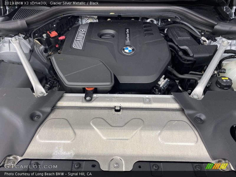 Glacier Silver Metallic / Black 2019 BMW X3 sDrive30i