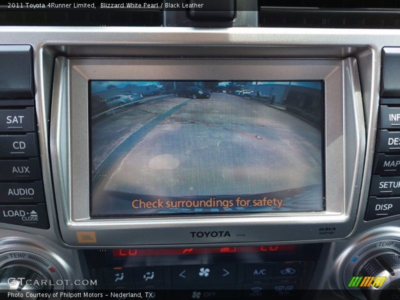 Blizzard White Pearl / Black Leather 2011 Toyota 4Runner Limited