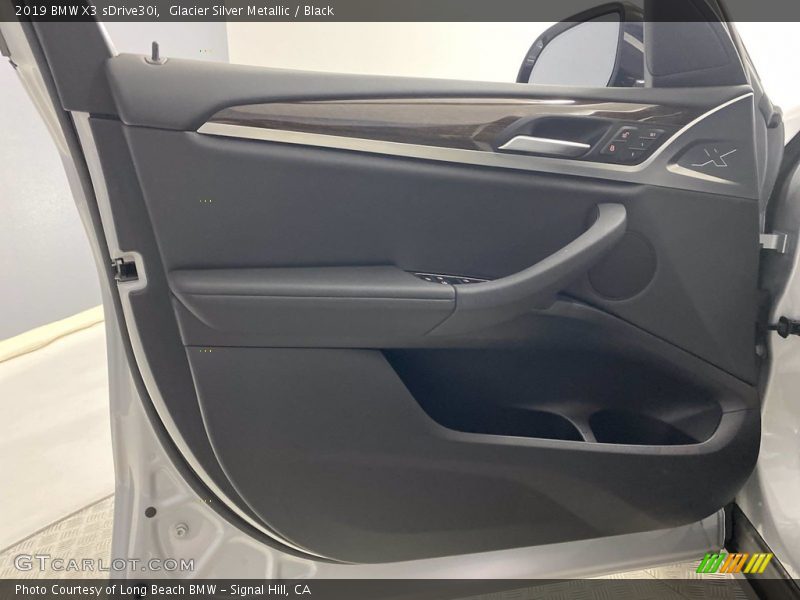 Glacier Silver Metallic / Black 2019 BMW X3 sDrive30i