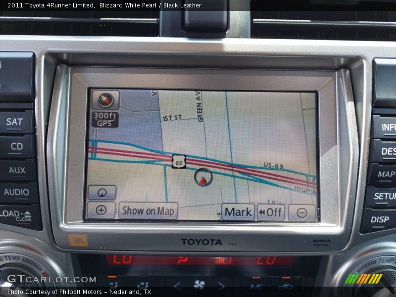 Blizzard White Pearl / Black Leather 2011 Toyota 4Runner Limited