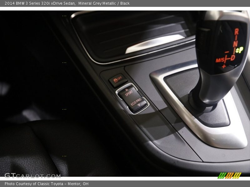 Mineral Grey Metallic / Black 2014 BMW 3 Series 320i xDrive Sedan