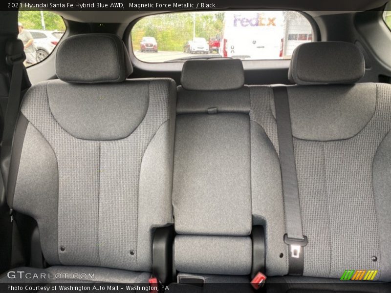 Magnetic Force Metallic / Black 2021 Hyundai Santa Fe Hybrid Blue AWD