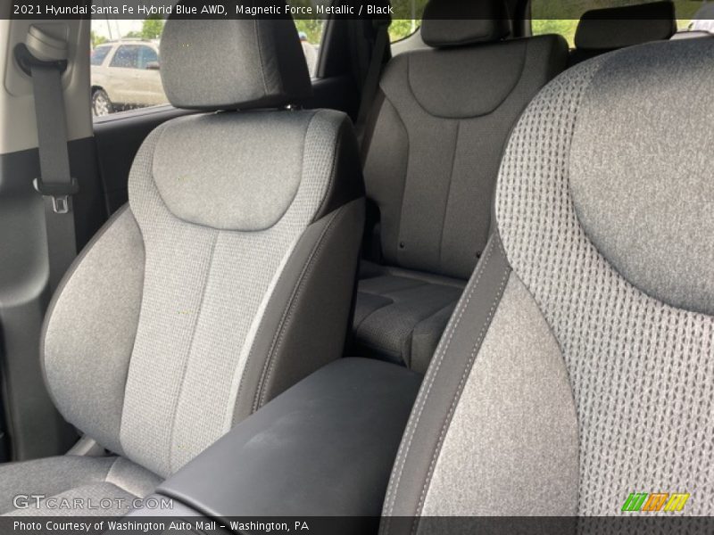 Magnetic Force Metallic / Black 2021 Hyundai Santa Fe Hybrid Blue AWD
