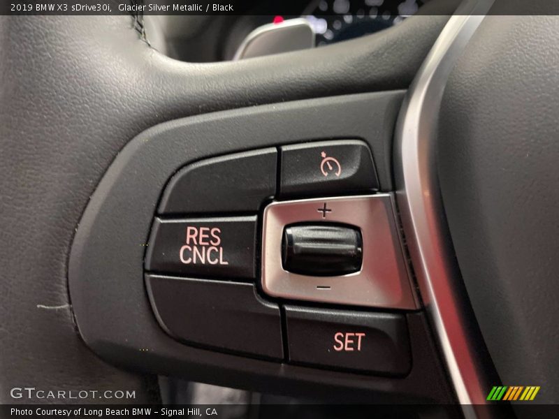 Glacier Silver Metallic / Black 2019 BMW X3 sDrive30i