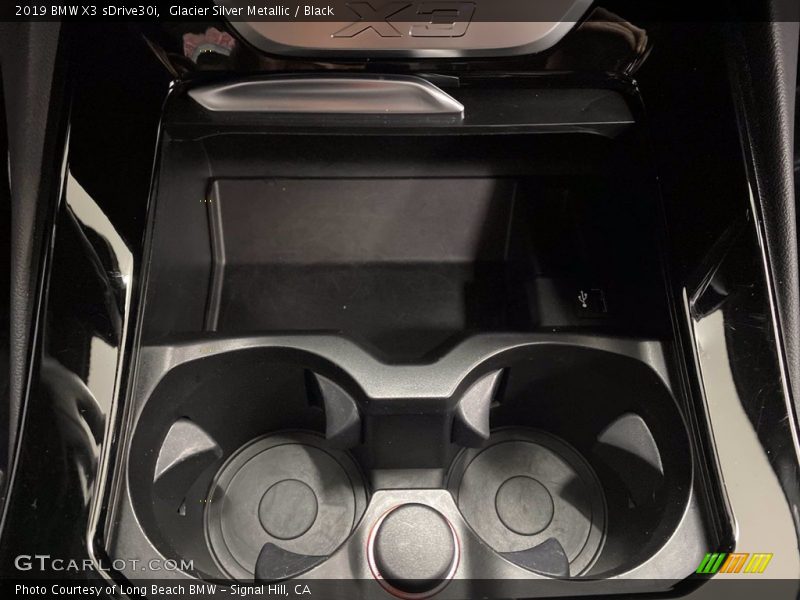 Glacier Silver Metallic / Black 2019 BMW X3 sDrive30i
