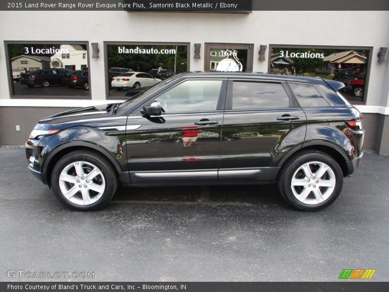 Santorini Black Metallic / Ebony 2015 Land Rover Range Rover Evoque Pure Plus
