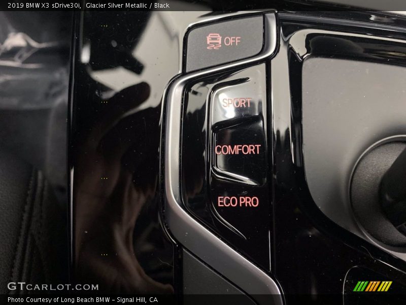 Glacier Silver Metallic / Black 2019 BMW X3 sDrive30i
