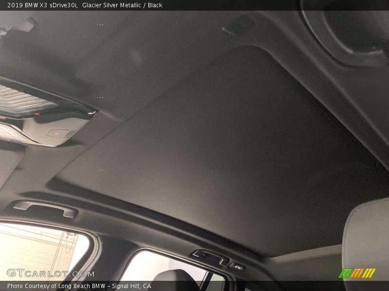 Glacier Silver Metallic / Black 2019 BMW X3 sDrive30i