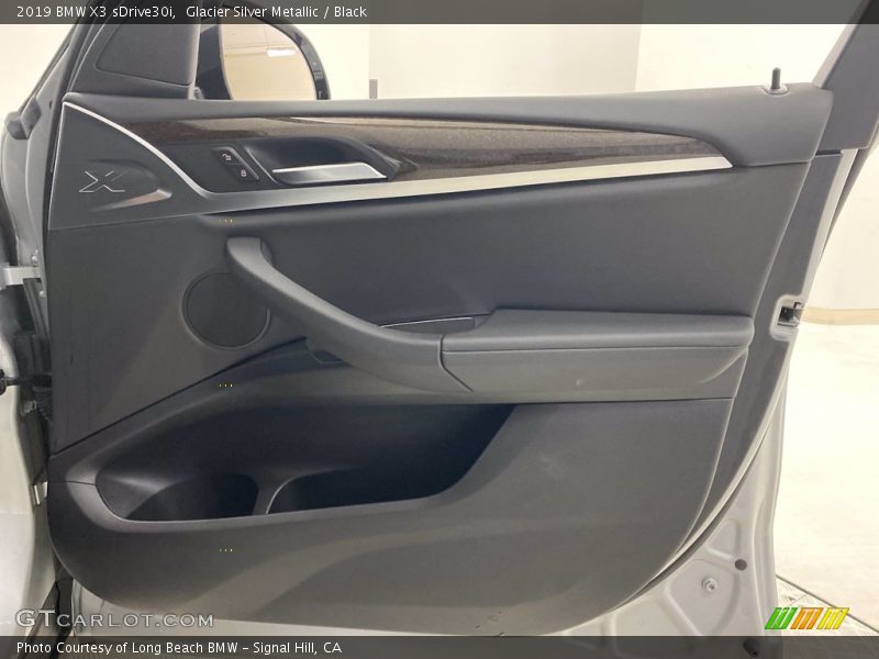 Glacier Silver Metallic / Black 2019 BMW X3 sDrive30i