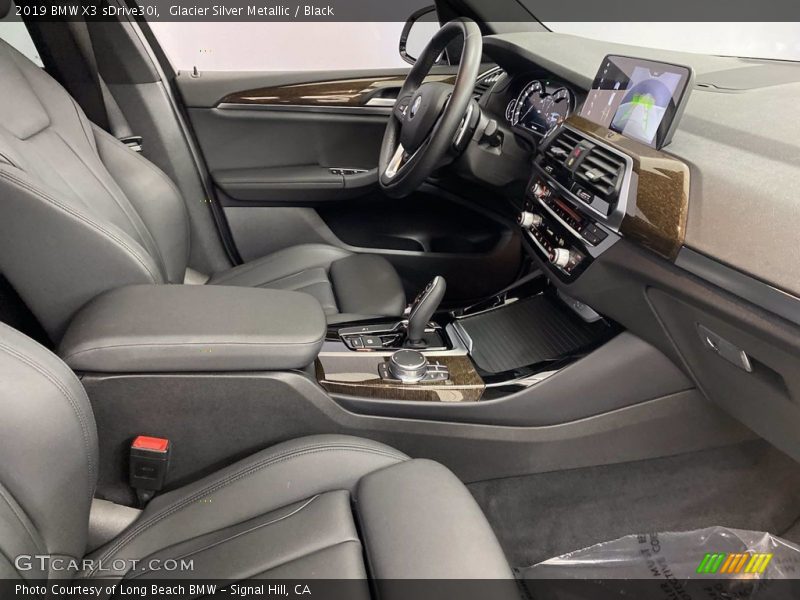 Glacier Silver Metallic / Black 2019 BMW X3 sDrive30i