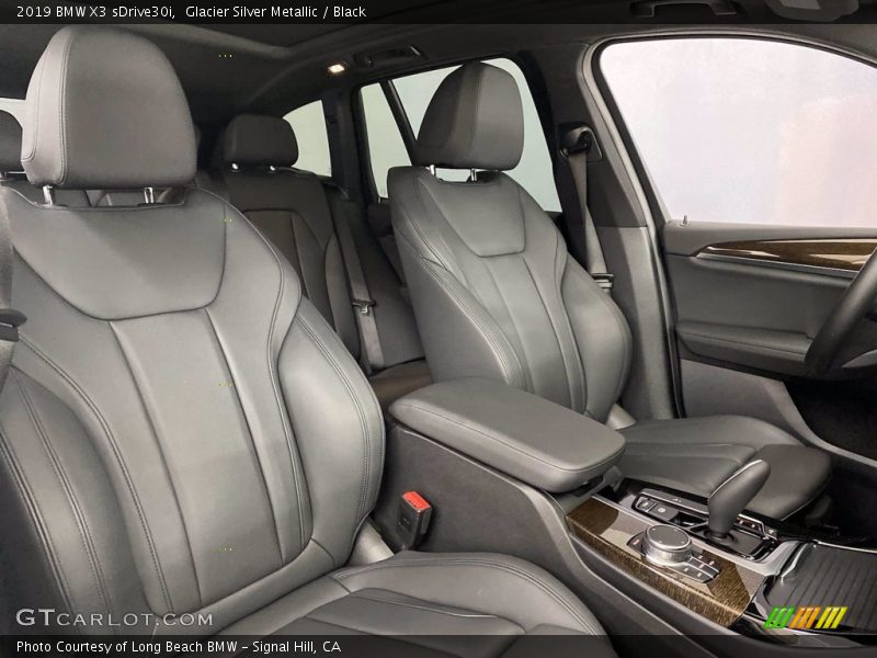 Glacier Silver Metallic / Black 2019 BMW X3 sDrive30i