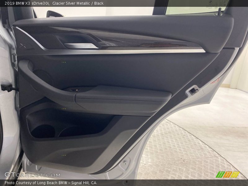 Glacier Silver Metallic / Black 2019 BMW X3 sDrive30i