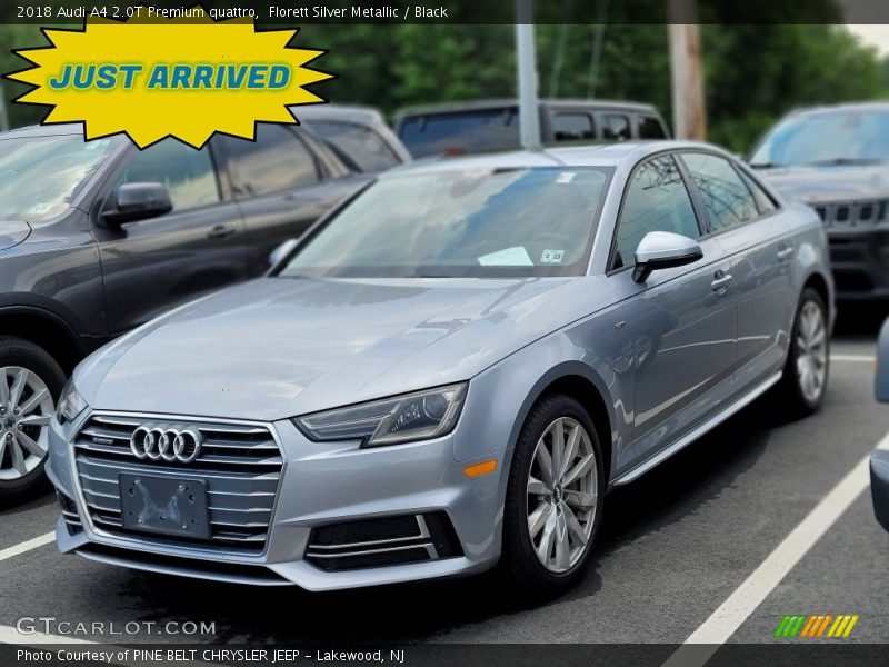 Florett Silver Metallic / Black 2018 Audi A4 2.0T Premium quattro