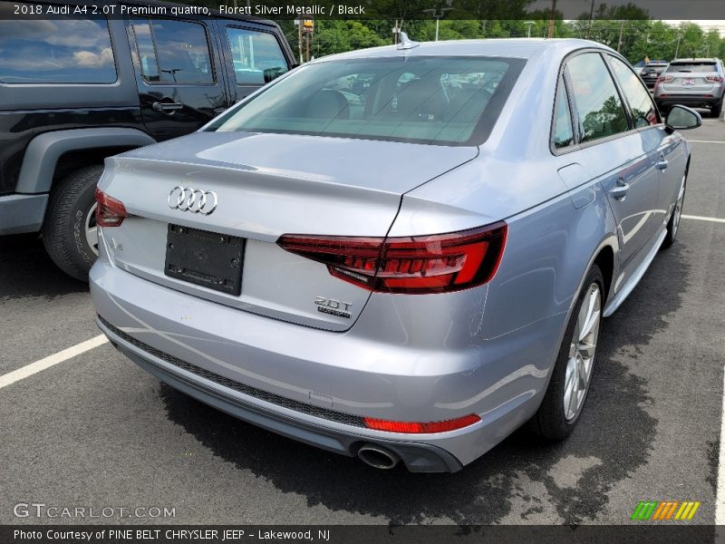 Florett Silver Metallic / Black 2018 Audi A4 2.0T Premium quattro