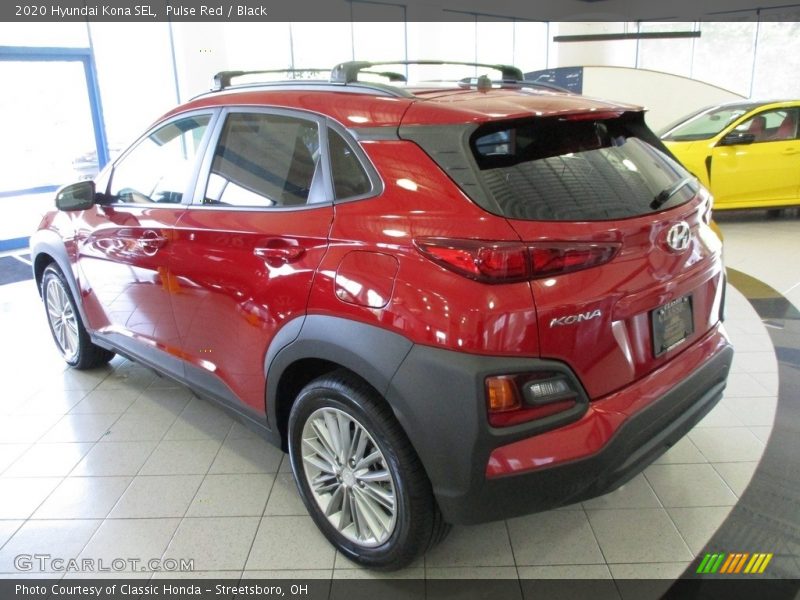 Pulse Red / Black 2020 Hyundai Kona SEL