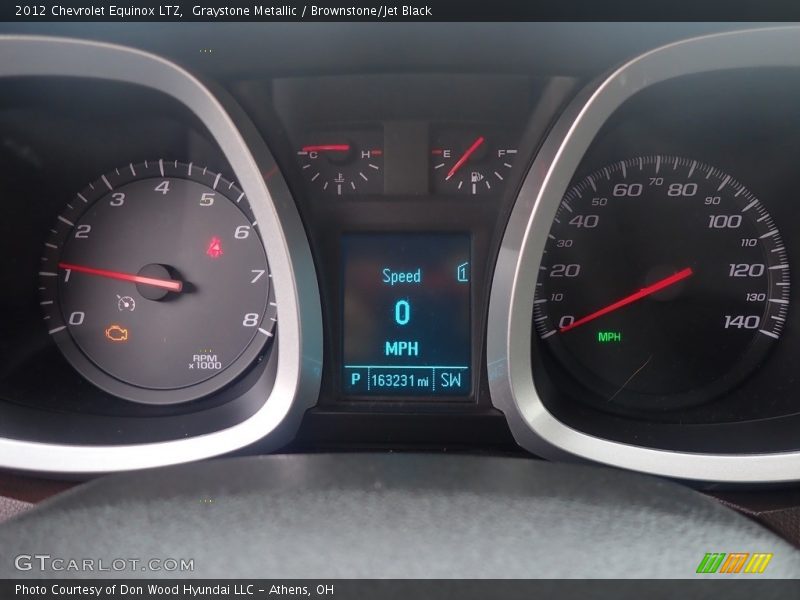 Graystone Metallic / Brownstone/Jet Black 2012 Chevrolet Equinox LTZ