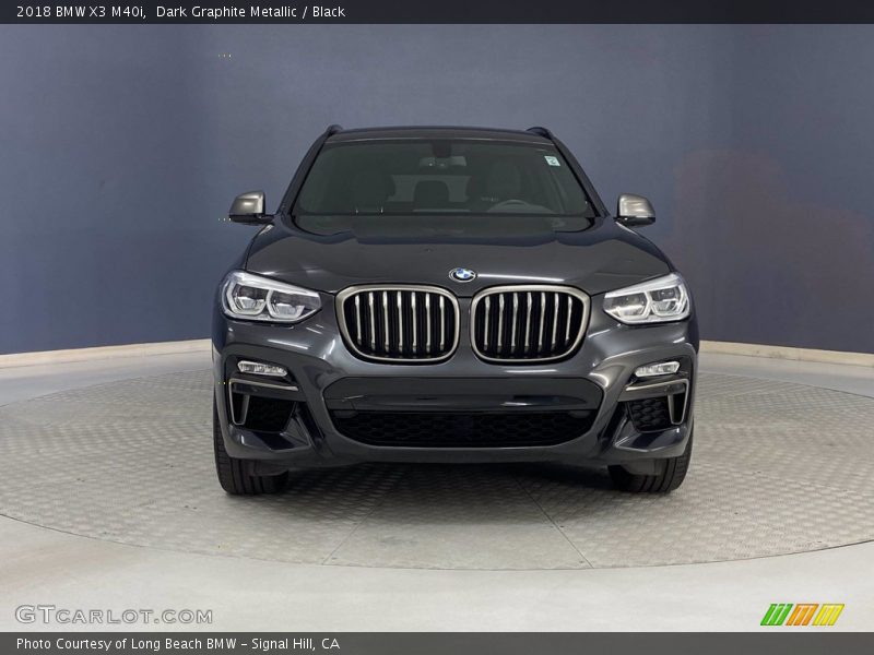 Dark Graphite Metallic / Black 2018 BMW X3 M40i