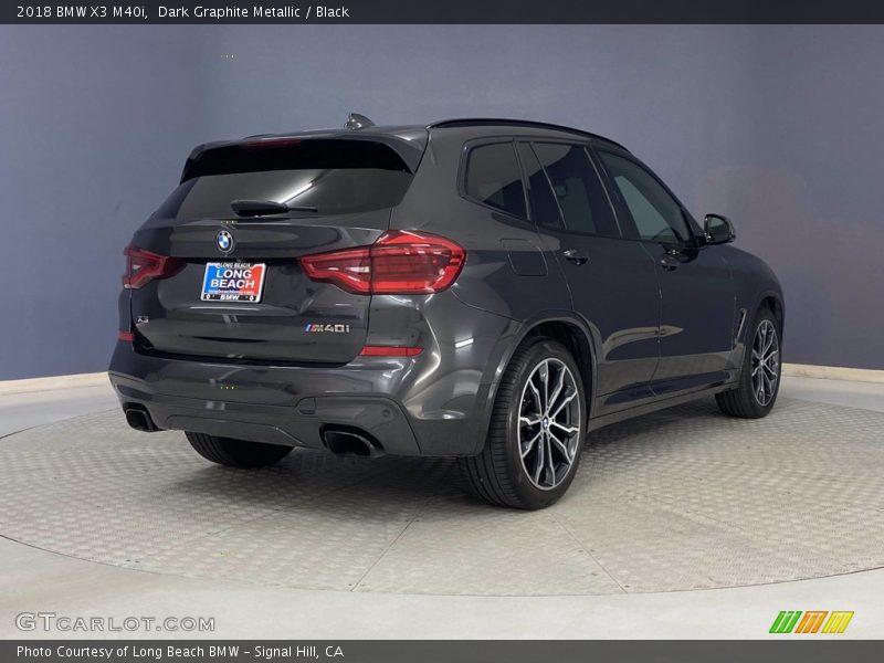 Dark Graphite Metallic / Black 2018 BMW X3 M40i