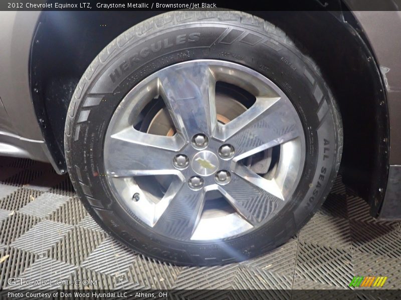 Graystone Metallic / Brownstone/Jet Black 2012 Chevrolet Equinox LTZ