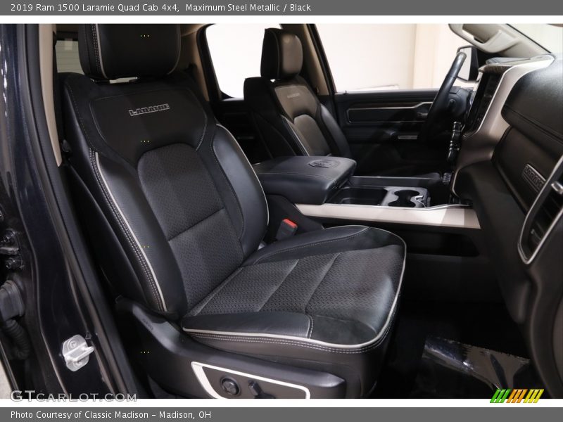 Maximum Steel Metallic / Black 2019 Ram 1500 Laramie Quad Cab 4x4