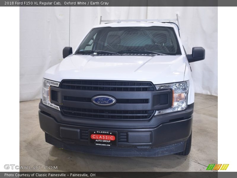 Oxford White / Earth Gray 2018 Ford F150 XL Regular Cab