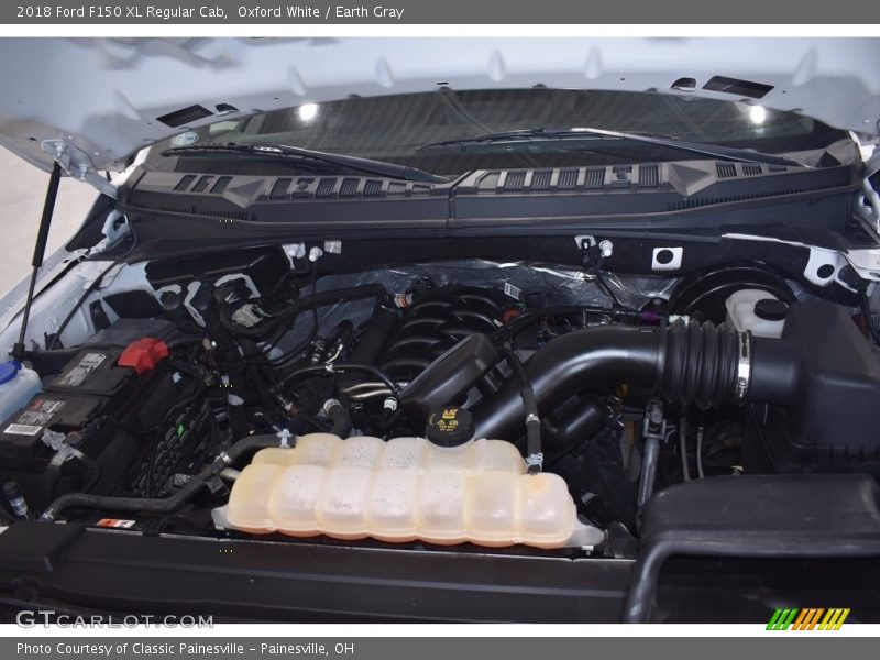 Oxford White / Earth Gray 2018 Ford F150 XL Regular Cab