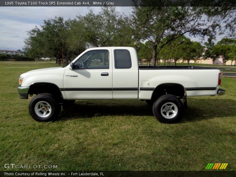  1995 T100 Truck SR5 Extended Cab 4x4 White