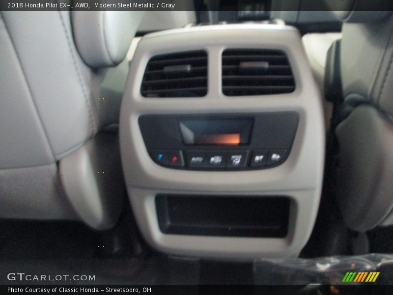 Modern Steel Metallic / Gray 2018 Honda Pilot EX-L AWD