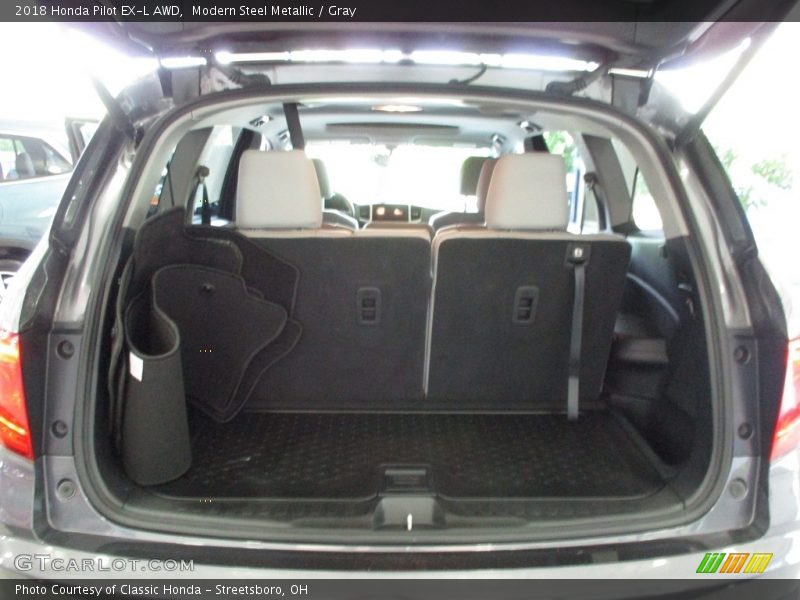 Modern Steel Metallic / Gray 2018 Honda Pilot EX-L AWD
