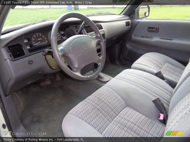 Gray Interior - 1995 T100 Truck SR5 Extended Cab 4x4 