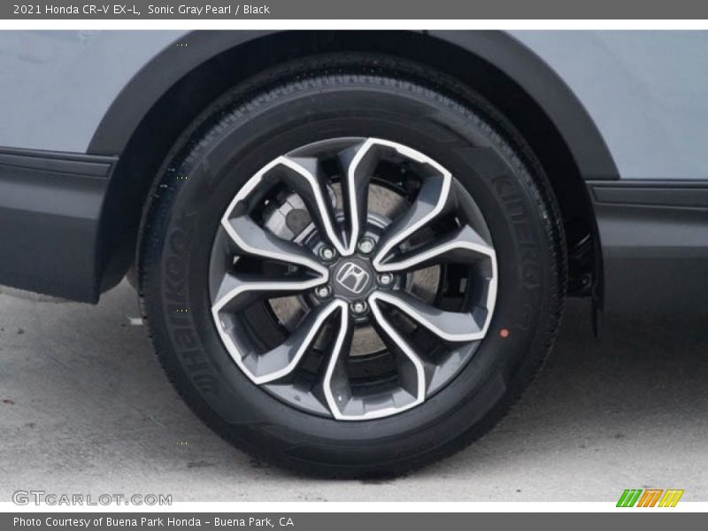 Sonic Gray Pearl / Black 2021 Honda CR-V EX-L